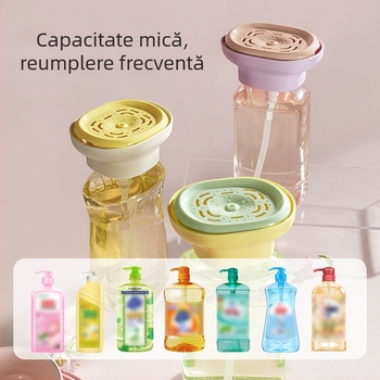 Dispenser lichid vase pentru chiuvetă cu apăsare manuală — Leiwei; 90 g; carcasă: corp exterior; părți de apăsat: PP; etanșare: silicon; finisaj neted
