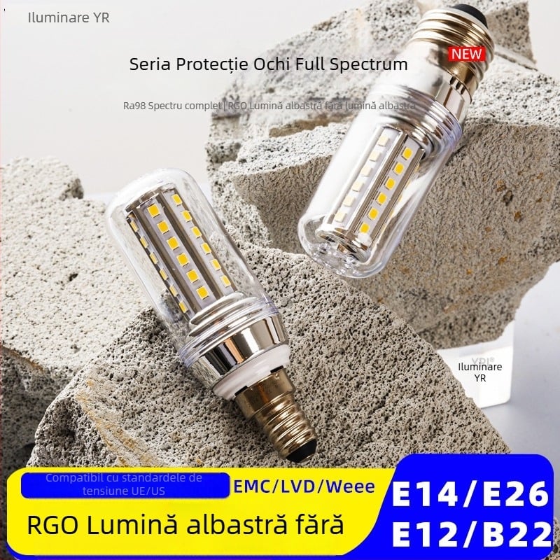 Lampă de birou pentru învățare copii, spectru complet Ra98, protecție oculară, RG0 fără lumină albastră, CRI ≥95, 85–265V
