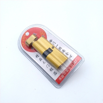 cilindru pentru ușă de interior, din cupru pur, pentru uși din lemn — 170 g, ambalaj blister, stil modern minimalist