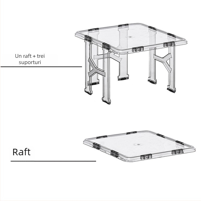 Raft pliabil pentru pantofi de intrare, 1-etaj, din plastic, model YH911, stil modern minimalist, depozitare multifuncțională