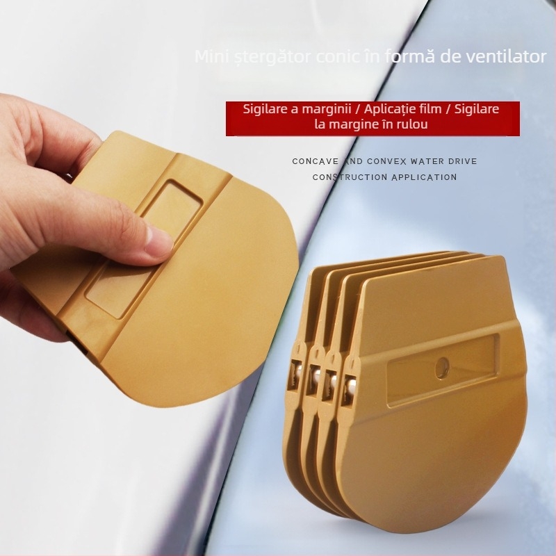 Scraper trapezoidal din plastic pentru folie auto Baiyahu, personalizabil