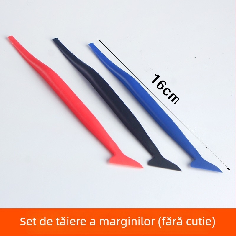 Set de unelte pentru aplicarea foliului auto, 5 piese, instrument manual pentru aplicarea foliei, corp din plastic