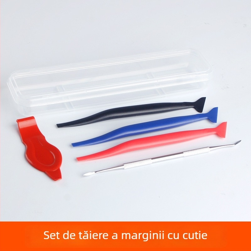 Set de unelte pentru aplicarea foliului auto, 5 piese, instrument manual pentru aplicarea foliei, corp din plastic
