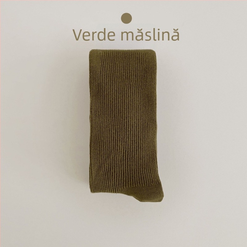 Șosete pentru copii din bumbac cu dungi verticale, stil coreean, 80% bumbac, respirante, invizibile