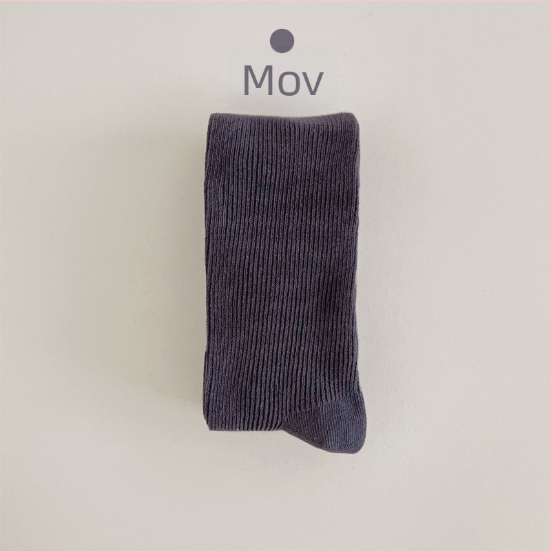 Șosete pentru copii din bumbac cu dungi verticale, stil coreean, 80% bumbac, respirante, invizibile