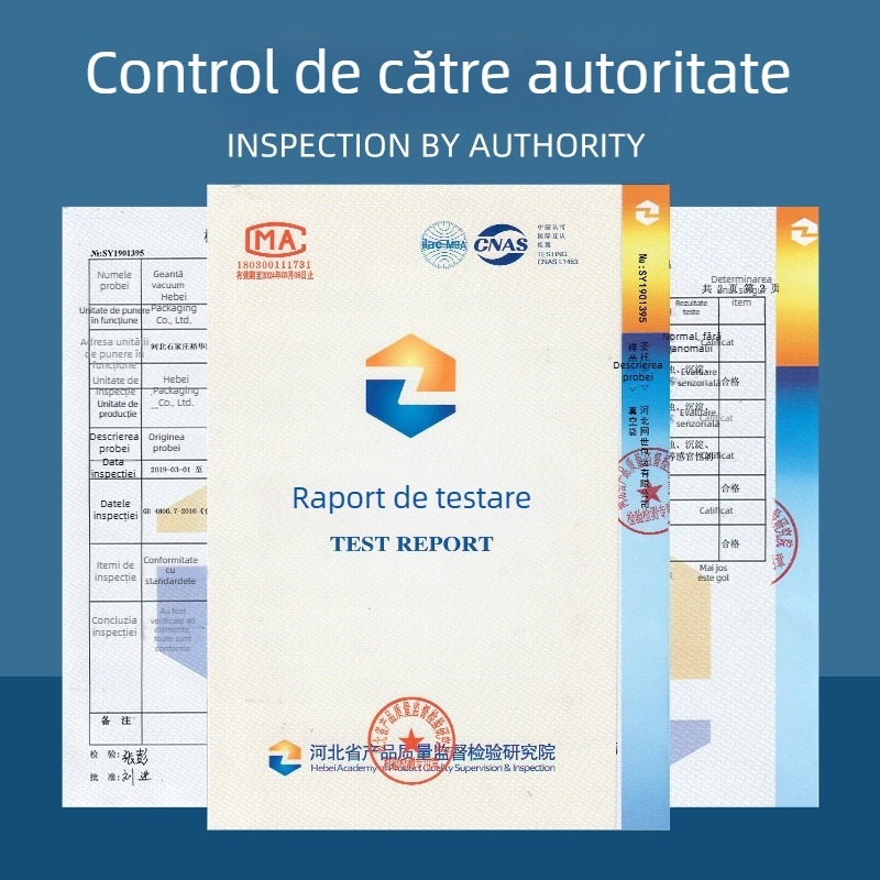 Pungă vidat pentru alimente cu folie de aluminiu - Transparentă, pentru alimente gătite și fructe uscate, Net World, producție zilnică 1.000.000