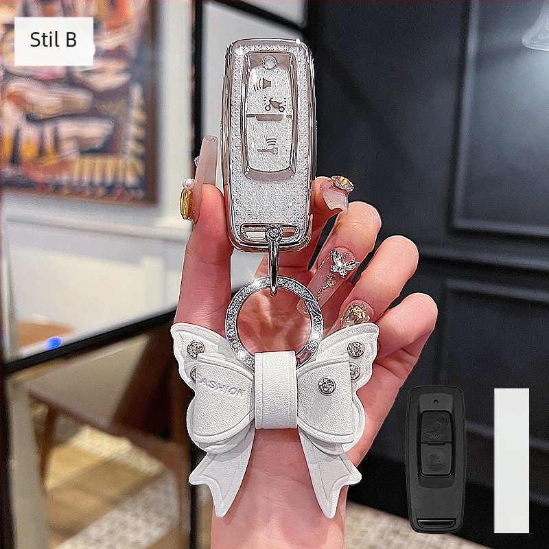 Capac cheie pentru motocicletă TPU, stil Trend, compatibil NS125LA, PCX160, Haojue – Hui Huangda