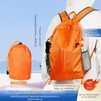 Rucsac de drumeție Unisex - pentru drumeții de relaxare, Oxford impermeabil, 20–35L, Compartiment pentru laptop de 15 inchi, Curele curbate