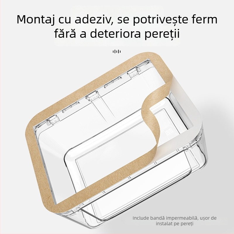 FDUN 118-tip universal două prize capac impermeabil pentru întrerupător, cutie anti-strop pentru toaletă inteligentă și boiler