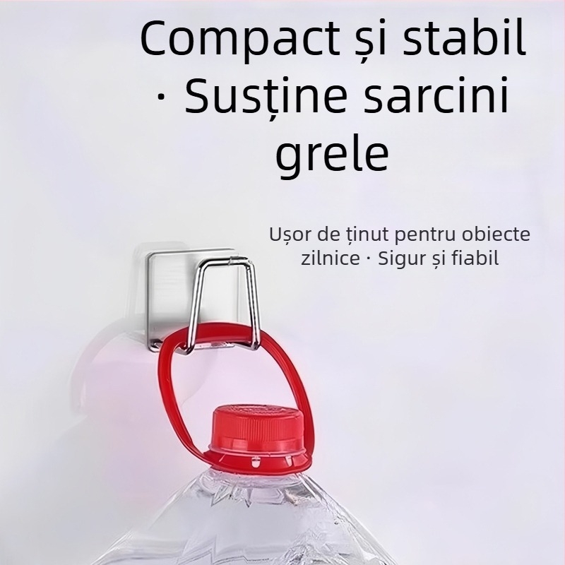 Suport telescopic din metal pentru bară de draperii, montaj pe perete fără găuri, clips adeziv pentru uscat haine pe balcon