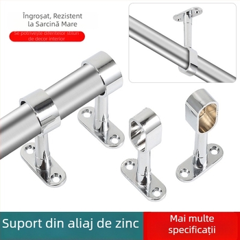 Suport pentru haine pentru garderobă, montaj superior, invertat, reglabil | Aliaj de zinc | PAWIS 2049/2050 | Placare electrolitică | Stil modern