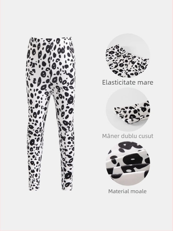 Pantaloni cropped pentru fetițe, vară: ușori și respirabili, poliester, talie joasă cu elastic, pentru copii 3–8 ani
