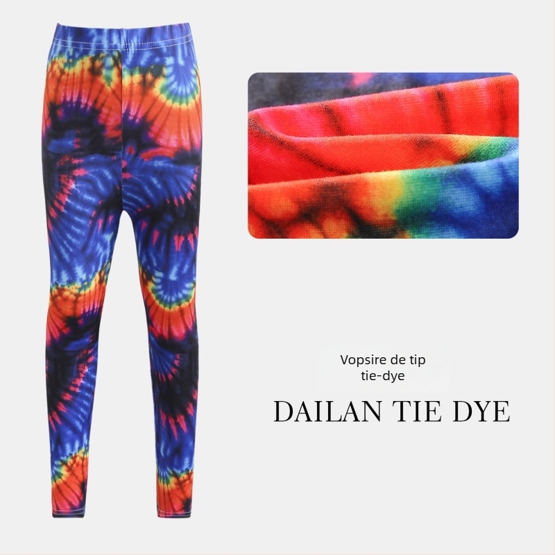 Pantaloni cropped pentru fetițe, vară: ușori și respirabili, poliester, talie joasă cu elastic, pentru copii 3–8 ani