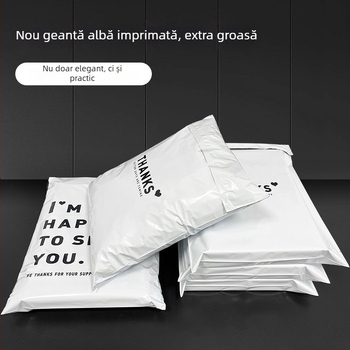 Geantă expres pentru haine, întărită, cu logo personalizat, auto-închidere, material 100% pur, imprimare offset, serigrafie și UV