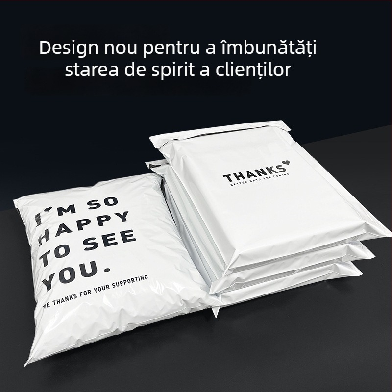 Geantă expres pentru haine, întărită, cu logo personalizat, auto-închidere, material 100% pur, imprimare offset, serigrafie și UV