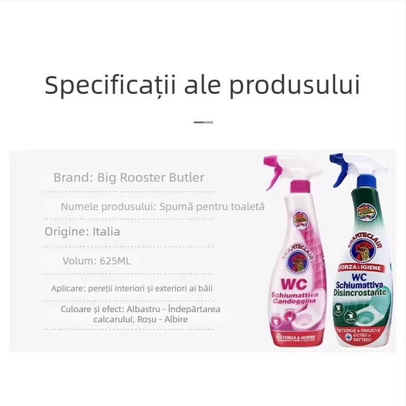 Big Cock Butler Spray de curățare pentru toaletă – detergent de curățare multifuncțional