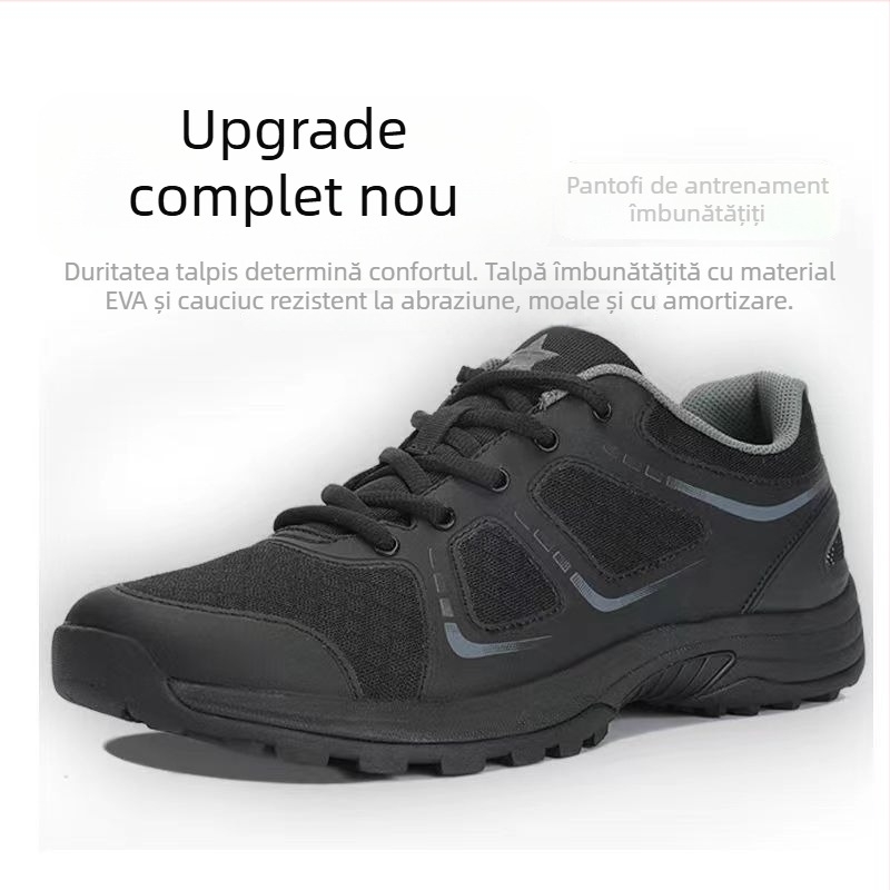 Pantofi de antrenament unisex, respirabili și ușori, stil tactic, talpă din cauciuc, pentru adulți