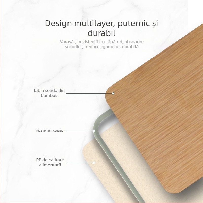 tocător din bambus, cu două fețe, practic, NetEase Strict Selection