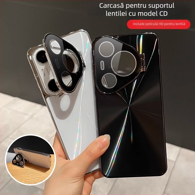 Suport pentru lentile pentru husă Huawei Pura70Pro – PC, presare la cald, rezistent la șocuri, anti-uzură, anti-cădere