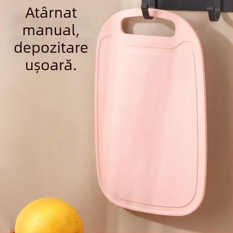 Tocător din paie de grâu, cu două fețe, pentru uz casnic, stil modern simplu