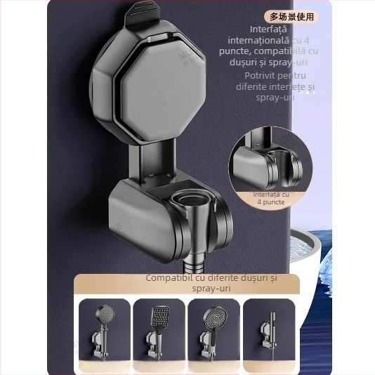 Suport ABS pentru capul de duş, reglabil, montaj manual, stil modern, personalizabil