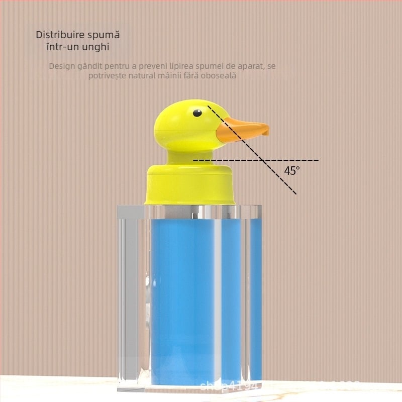 Yu shu Dozator de săpun spumă cu senzor – Spălare automată a mâinilor, Stil luxos ușor, Greutate 300