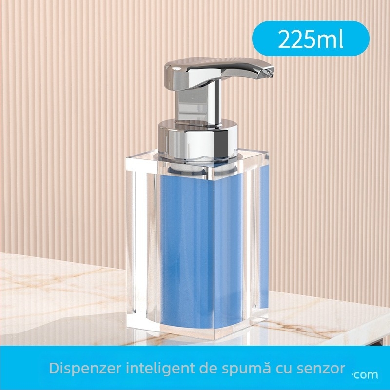 Yu shu Dozator de săpun spumă cu senzor – Spălare automată a mâinilor, Stil luxos ușor, Greutate 300