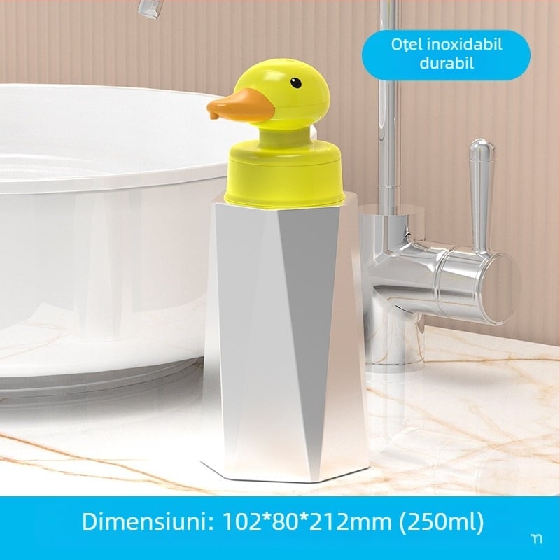 Yu shu Dozator de săpun spumă cu senzor – Spălare automată a mâinilor, Stil luxos ușor, Greutate 300