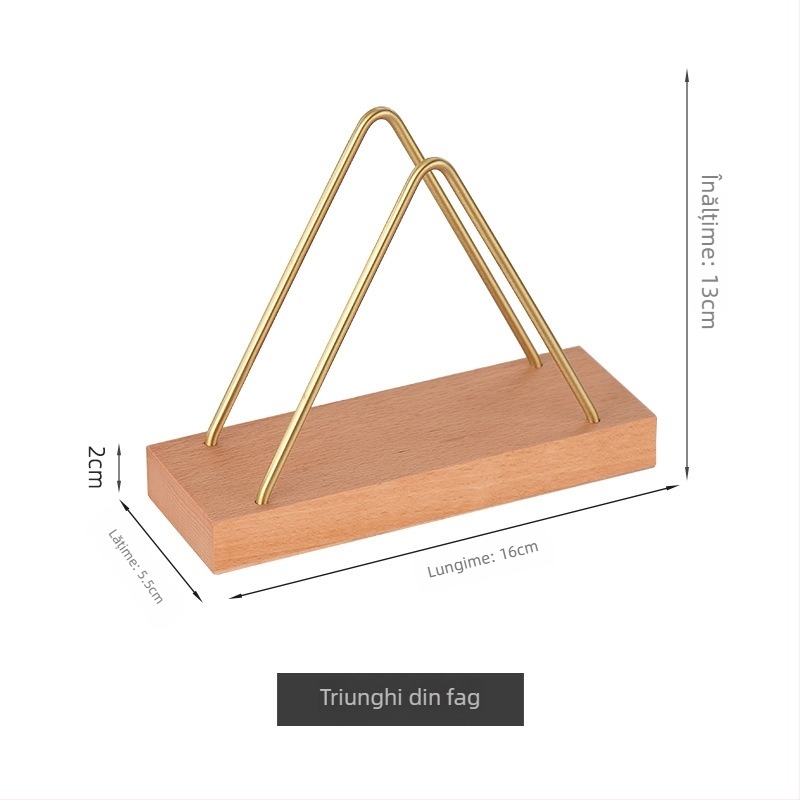 Suport vertical din lemn pentru șervețele, formă pătrată, suprafață placată electrochimică, stil modern minimalist, etichetă privată licențiabilă