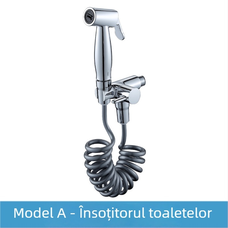 Pistol de spray pentru toaletă — alamă, montaj încastrat în perete, model 00093, presiune de lucru 8, diametru interior 20