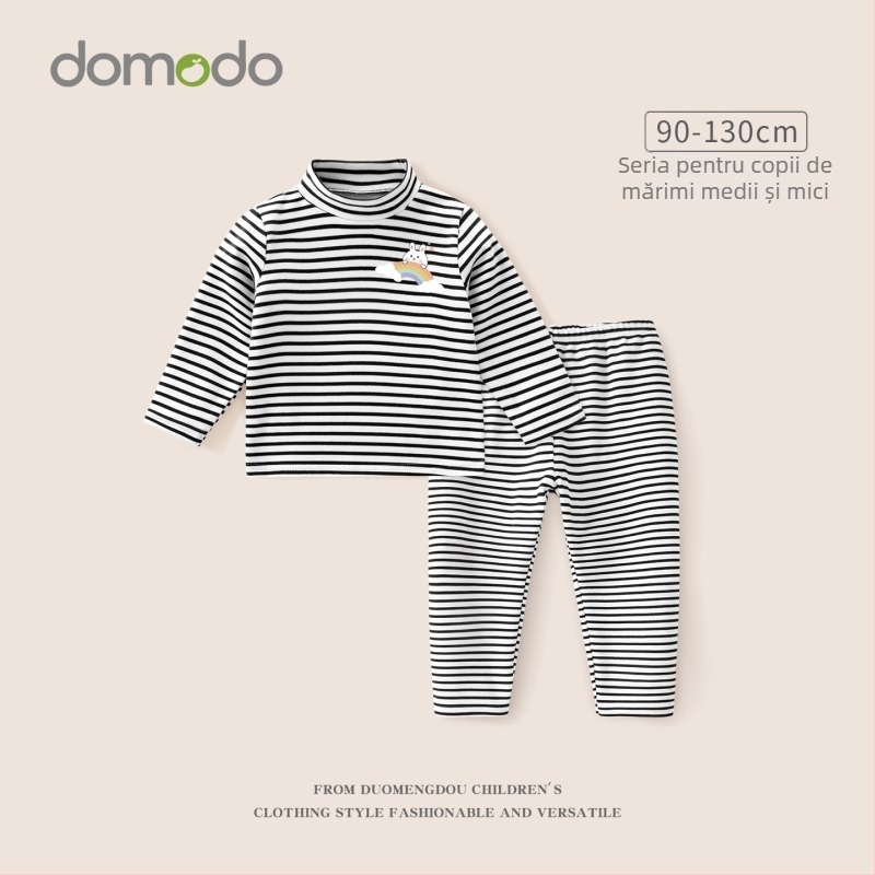 Set de lenjerie termică pentru fetițe, iarnă, strat de bază gros, Derong poliester 92,5%