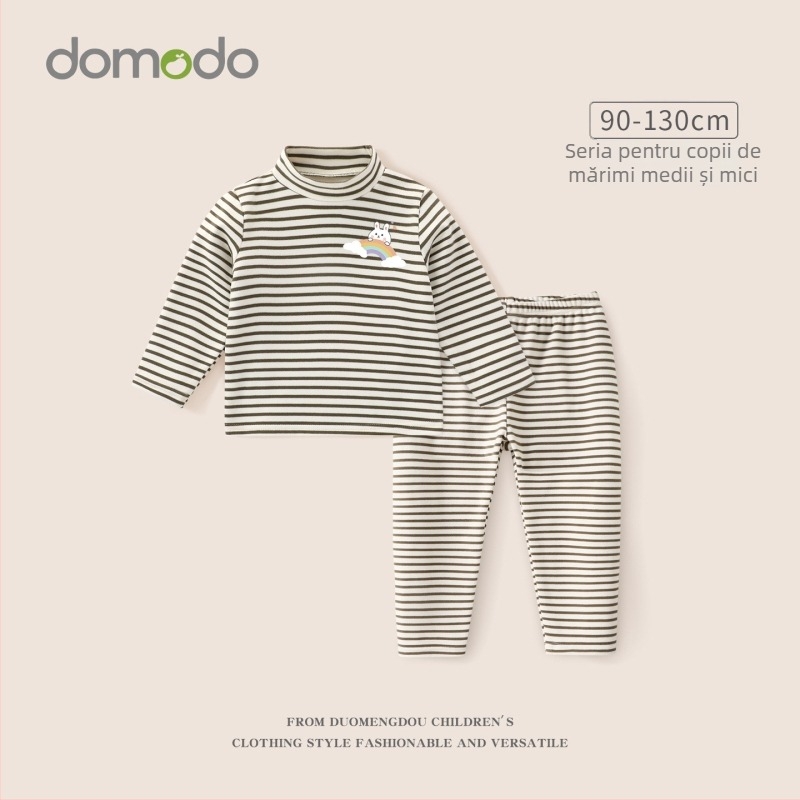 Set de lenjerie termică pentru fetițe, iarnă, strat de bază gros, Derong poliester 92,5%