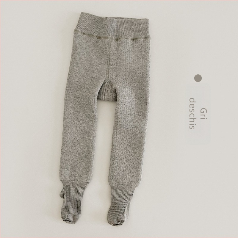 Colanți de iarnă pentru fete, căptușiți cu fleece, material viscoză 70.5%, pentru copii de 3–8 ani