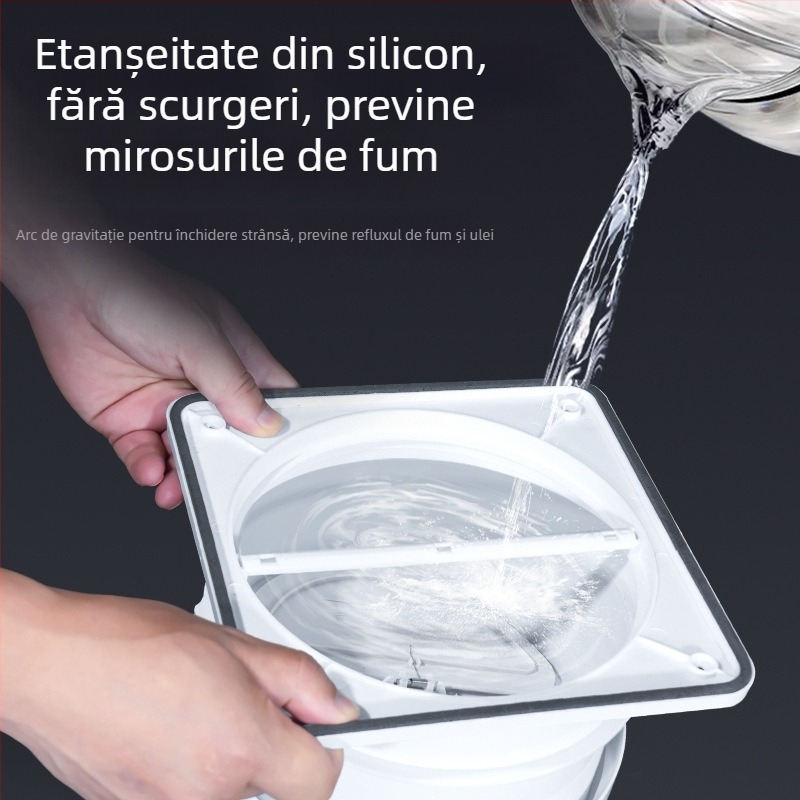 Valvă unidirecțională pentru bucătărie și baie, din plastic, stil modern minimalist