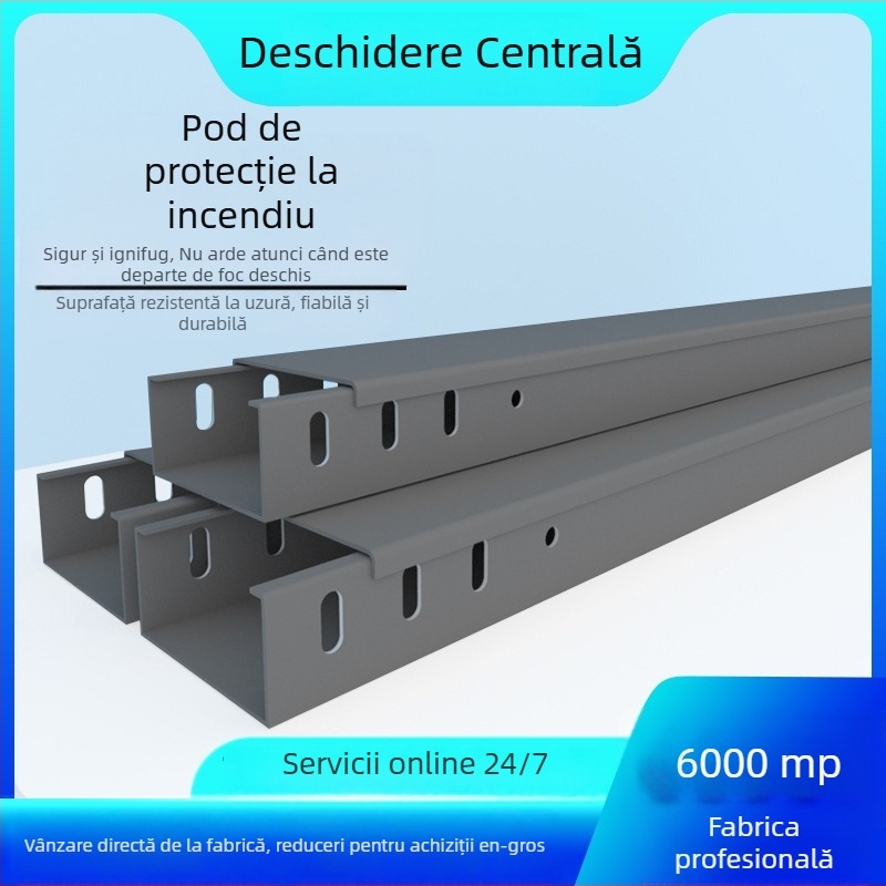 Canal pentru cablu ignifug – tip pod, personalizabil, material ignifug, utilizare pe șantier, marcă Middle Road Opening
