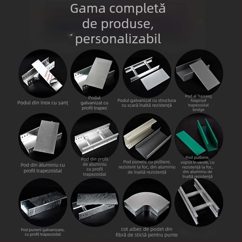 Feirui canal de cablu din fibră de sticlă, tip scară, pentru exterior, rezistent la foc și la coroziune, certificat CE, personalizabil, pentru transmisie și distribuție de energie