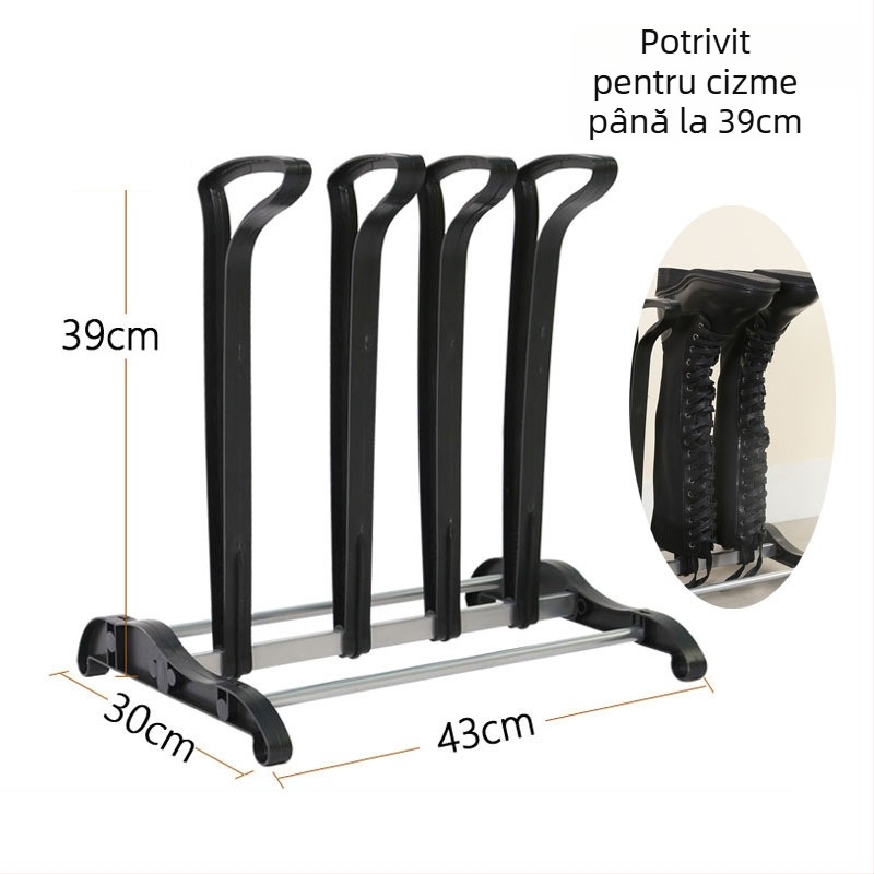 Raft de depozitare pentru pantofi și cizme la intrare — construcție din fier, modelele J036C/J036L/J036LA, stil modern minimalist, spațiu standard