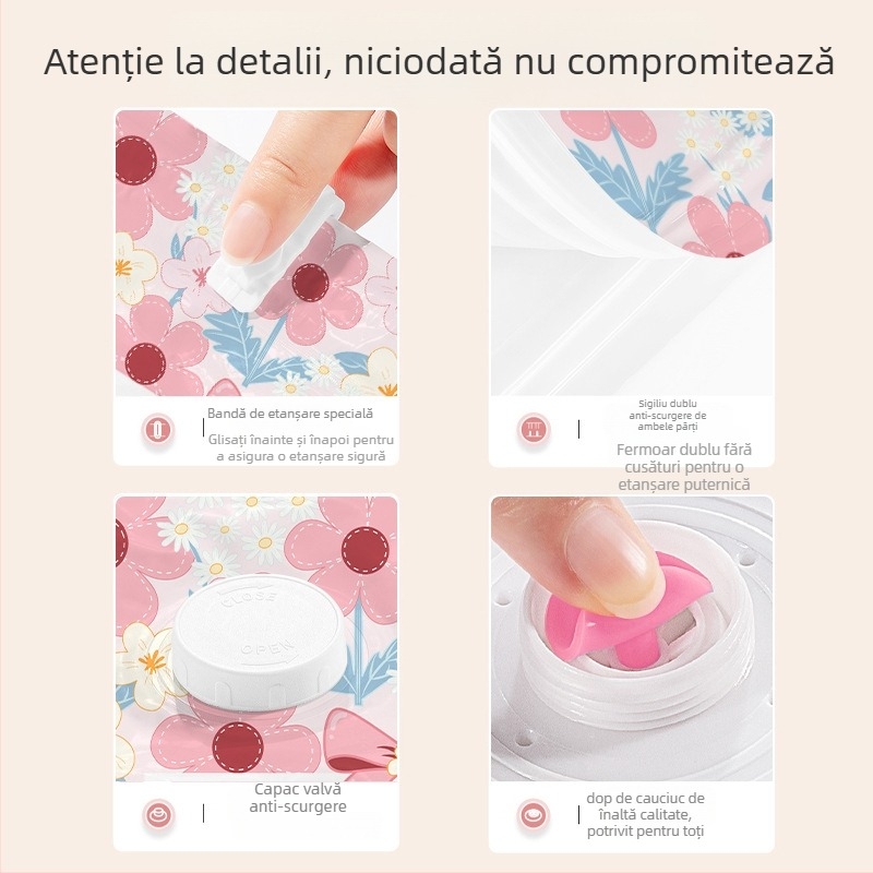 Sac vid pentru haine și pilote — Jiajiale, PET+PE, tip compresie cu pompă (fără pompă inclusă), lansat în 2023