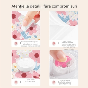 Sac de compresie prin vid, versiune îngroșată, material PET+PE, tip aspirație, fără pompă, pentru haine și cuverturi