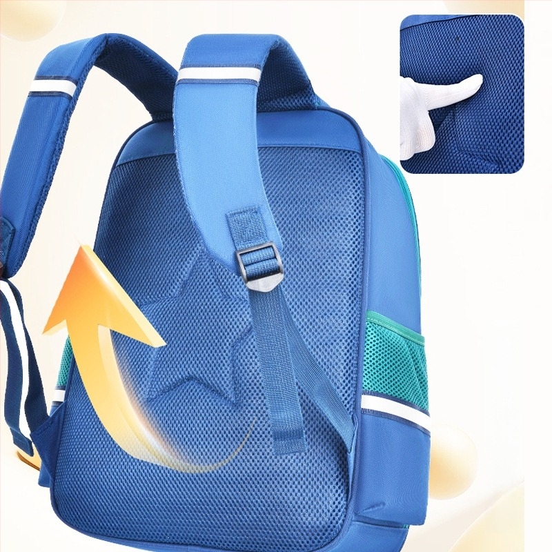 Rucsac școlar unisex pentru clasele 1–2, material Oxford, respirabil, impermeabil, ușor