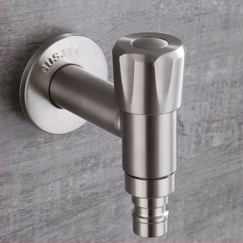 Robinet pentru mașina de spălat, oțel inoxidabil 304, montare pe perete, tip T, manetă unică, model XMS-2301