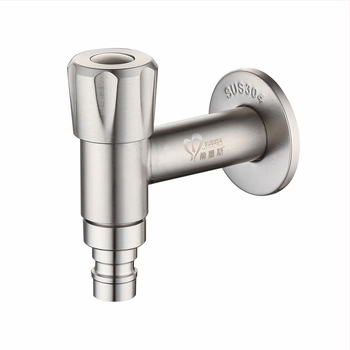 Robinet pentru mașina de spălat, oțel inoxidabil 304, montare pe perete, tip T, manetă unică, model XMS-2301