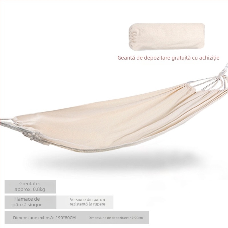 Force Forest scaun hamac din pânză, fără suport, sarcină maximă 300 kg, greutate 1,3 kg