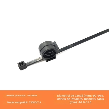 Ellens șnur auto-blocant din nailon pentru cabluri, 1,3 mm, 94V-2, pentru gruparea cablurilor