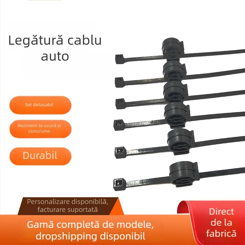 Ellens șnur auto-blocant din nailon pentru cabluri, 1,3 mm, 94V-2, pentru gruparea cablurilor