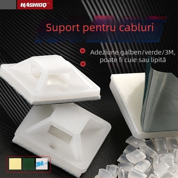 HASHIDQ/Aviation suport pentru curele cu 3M piesă de poziționare din plastic cu ventuză, universal