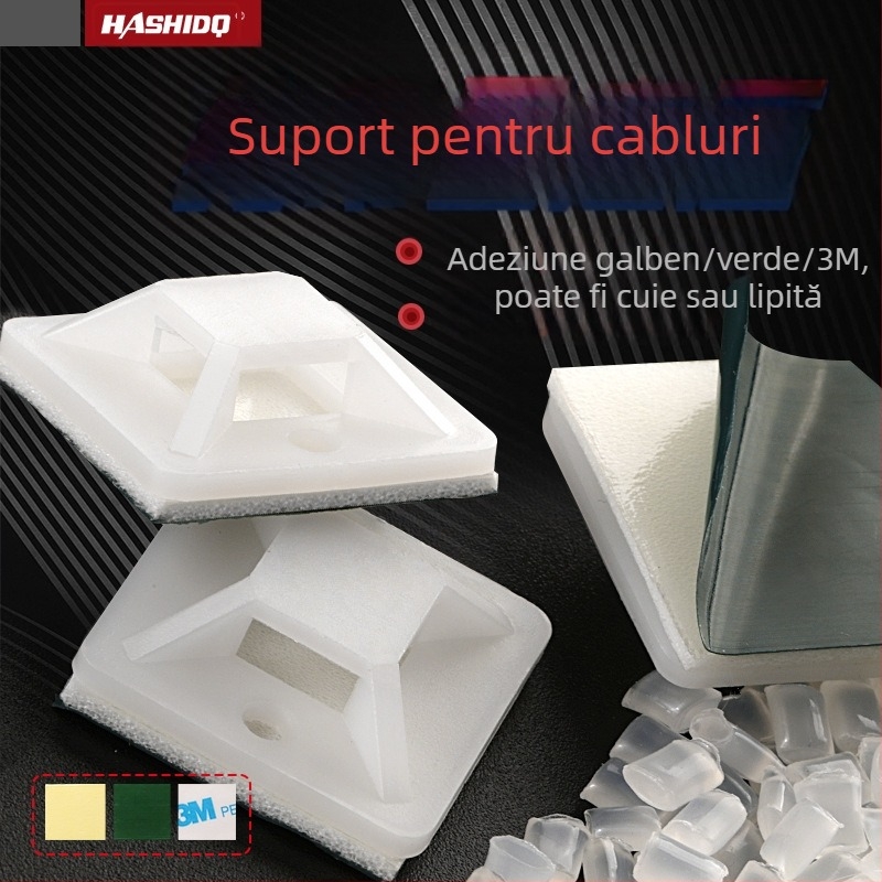 HASHIDQ/Aviation suport pentru curele cu 3M piesă de poziționare din plastic cu ventuză, universal