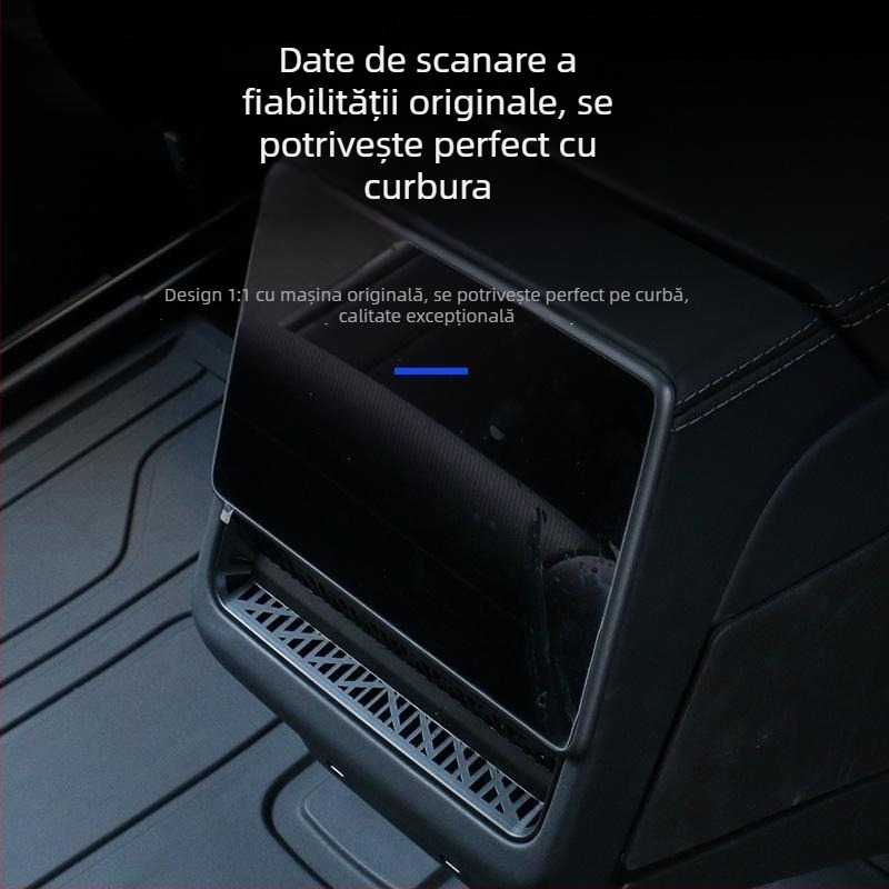Capac ventilație spate pentru Tesla Model Y/Model 3/YL cu 6 locuri – TPE, imprimare logo posibilă