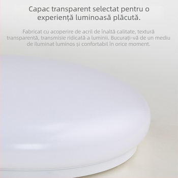Lampa de plafon, LED rotund pentru coridoare și băi, design modern minimalist, 220V, acoperire 5–10 m²