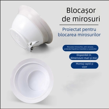 Blocant de mirosuri pentru toaletă — plastic, Brand Friendly; Fără rezervor de apă; Diametru standard al conductei; Fără sifon